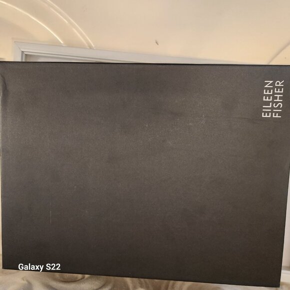 Eileen Fisher Black Paron Crepe Stretch Wedge Booties. NIB. Size Various - Picture 11 of 13